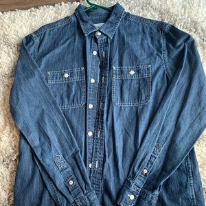 American Eagle Denim Dress Shirt